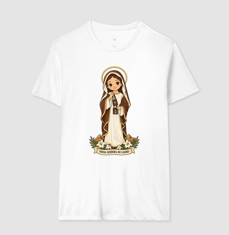 Nossa Senhora do Carmo estilo chibi - Imagem 4