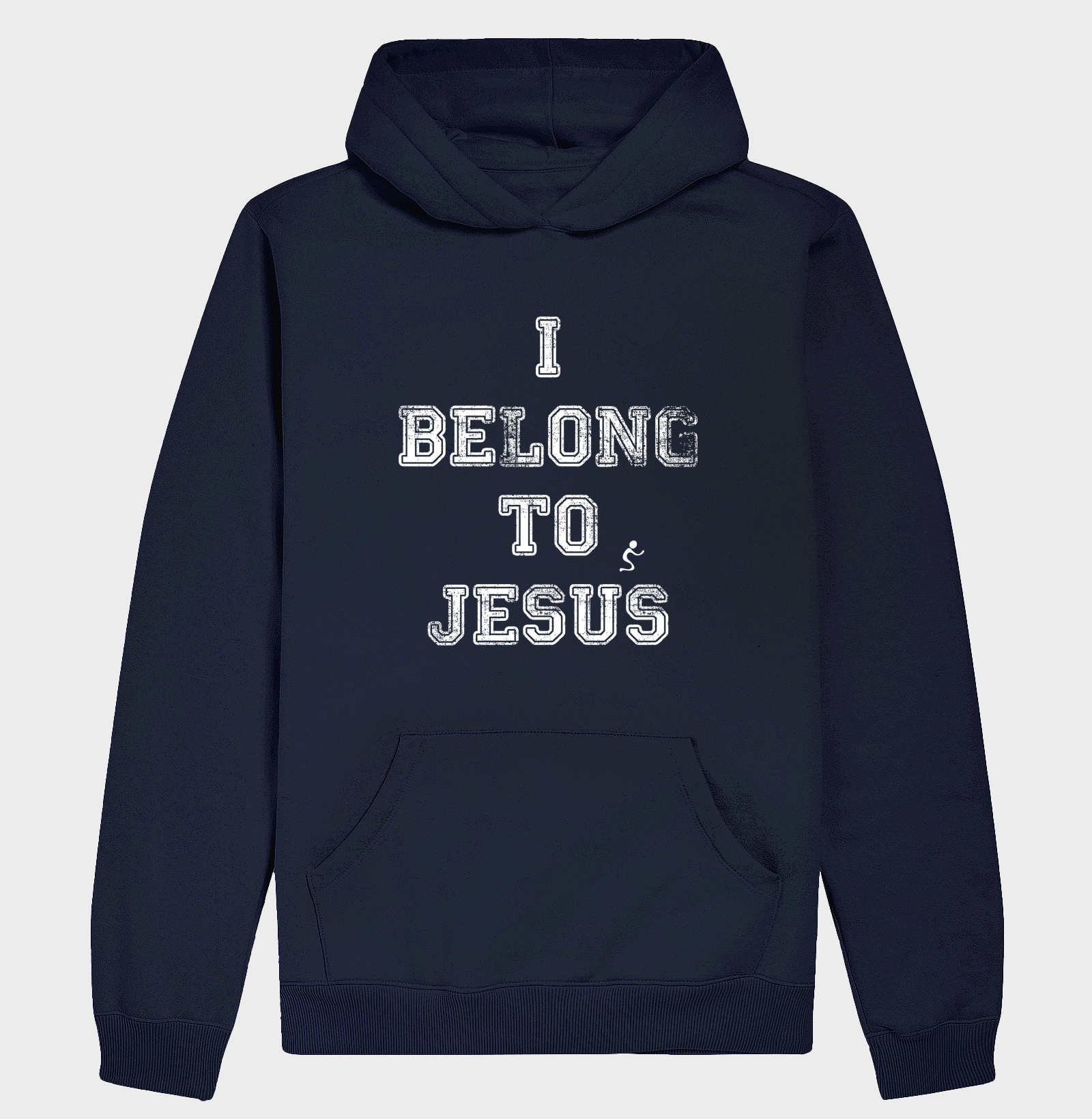 Hoodie Moletom Cristão I Belong to Jesus Pertenço a Jesus - Imagem 4