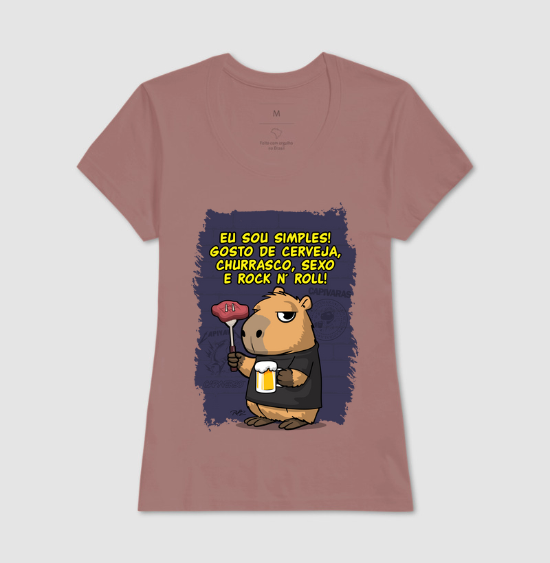 Capivara Rock Simples - Imagem 17