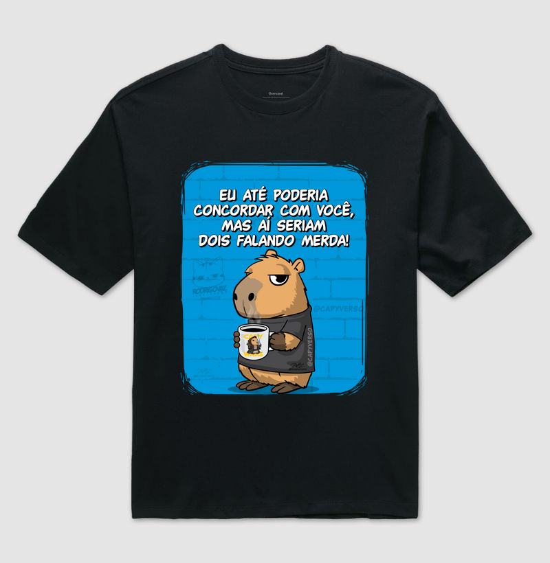 Camiseta Capivara Falando Merda - Imagem 2