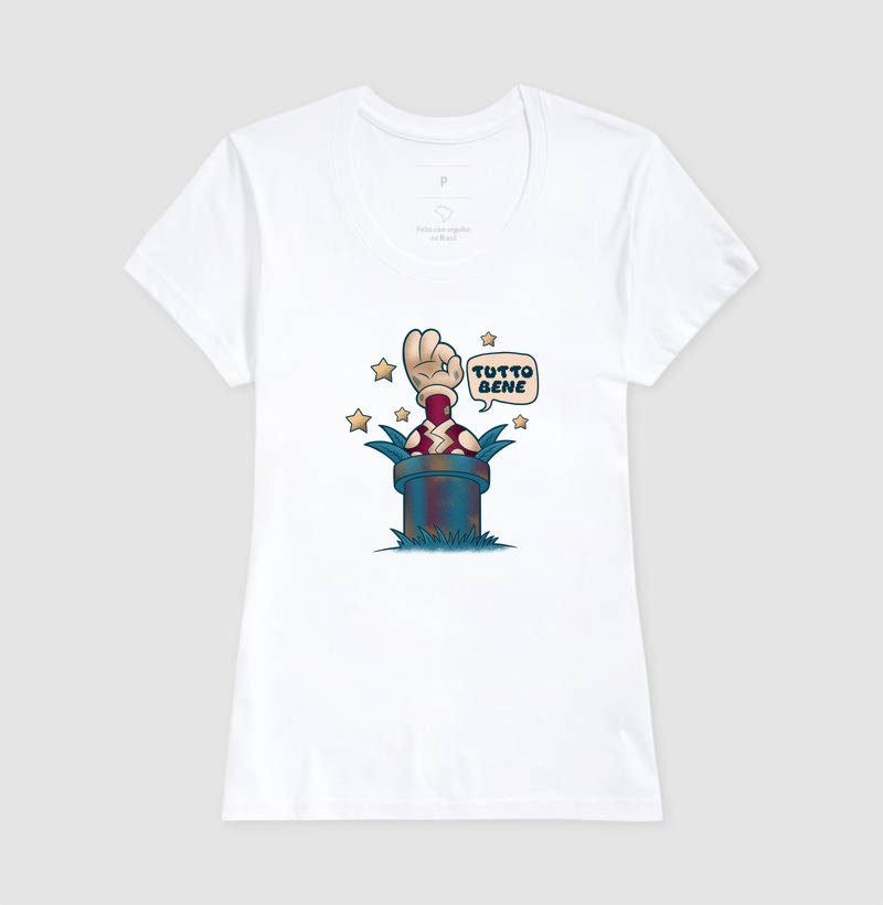 Camiseta Tutto Bene Retro Gamer Parody - Imagem 7