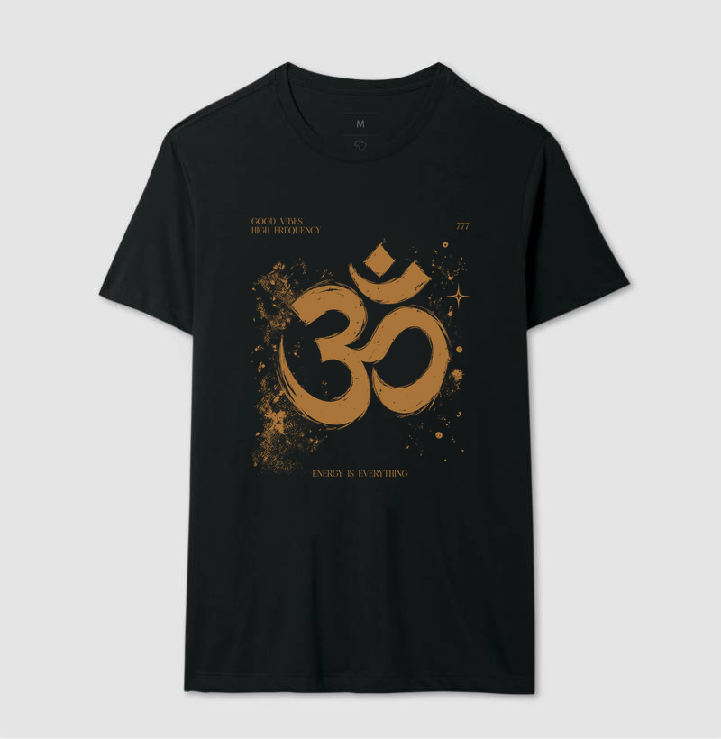 Camiseta - OM dourado - Imagem 3