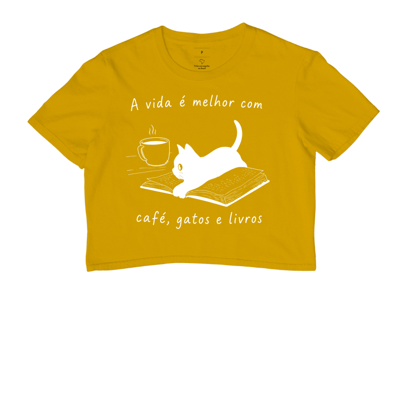 A Vida é Melhor com Café, Gatos e Livros - Imagem 8