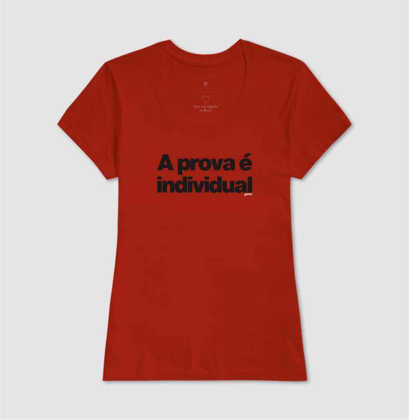 A prova é individual - Imagem 11