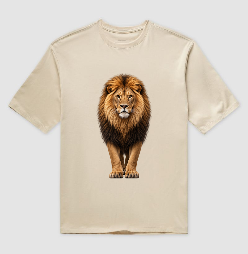 Camiseta Oversized - Leão - Imagem 4