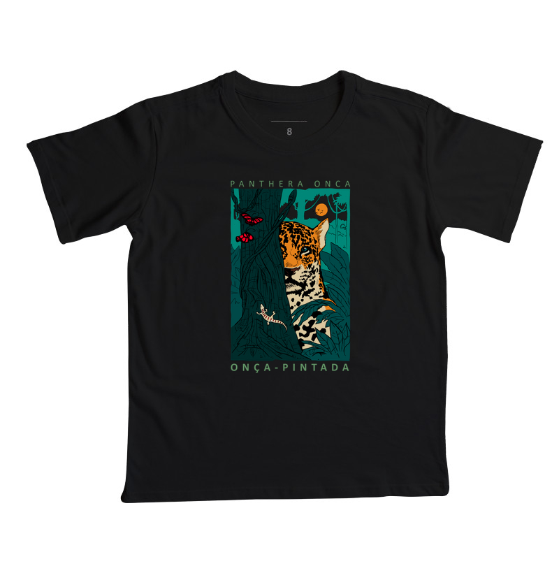 Camiseta Infantil Onça-pintada - Imagem 8