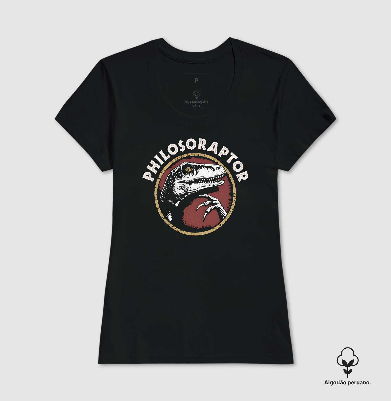 Camiseta Algodão Peruano Philosoraptor - Imagem 3