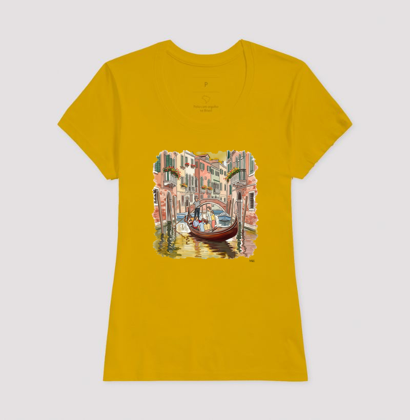 Camiseta Algodão Premium - Passeio de Gôndola  - Imagem 15