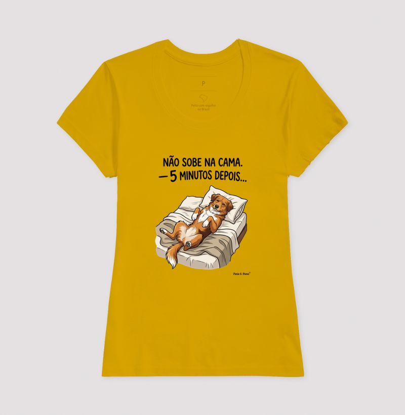 CAMISETA NOSSO MASCOTE SOBE NA CAMA - Imagem 15