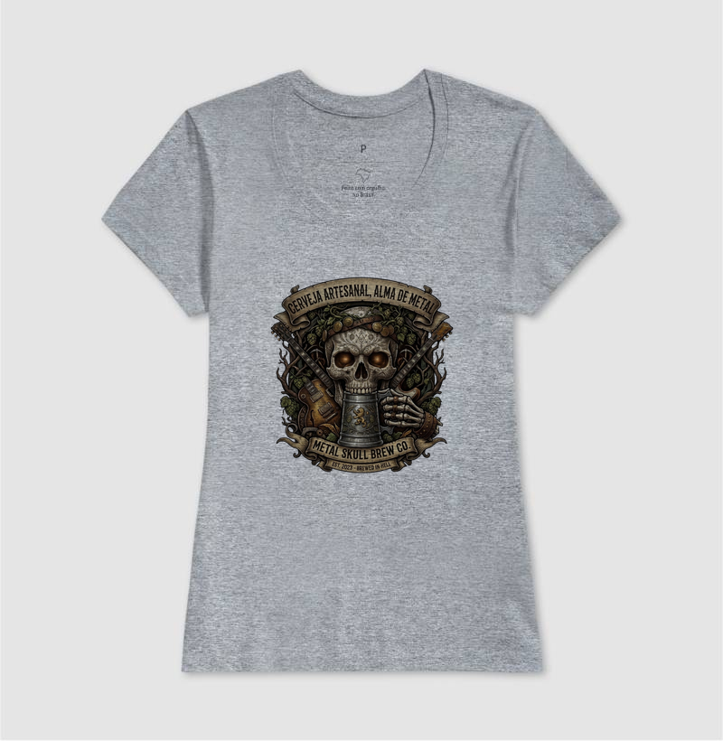 Camiseta Cerveja artesanal, alma de metal - Imagem 9
