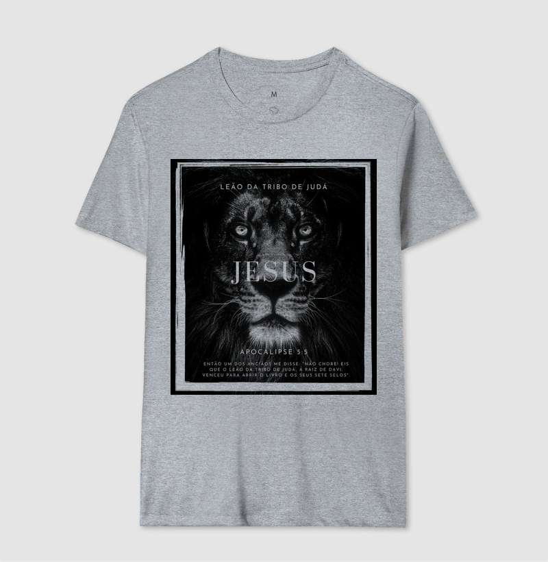 Camiseta Cristã Leão da Tribo de Judá - Imagem 8