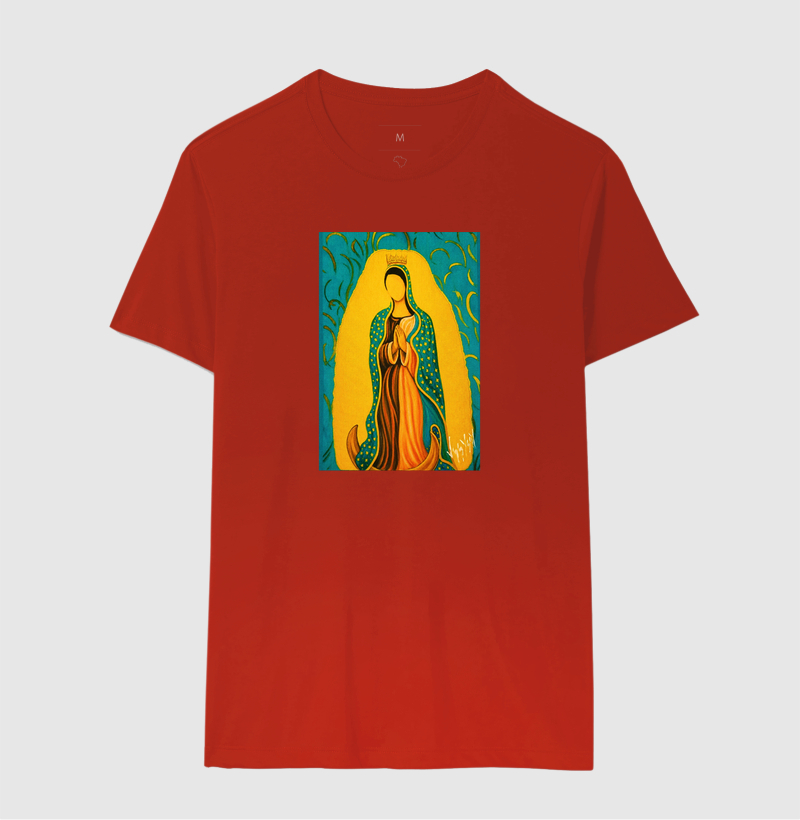Camiseta Nossa Senhora de Guadalupe Arte Sacra - Imagem 8