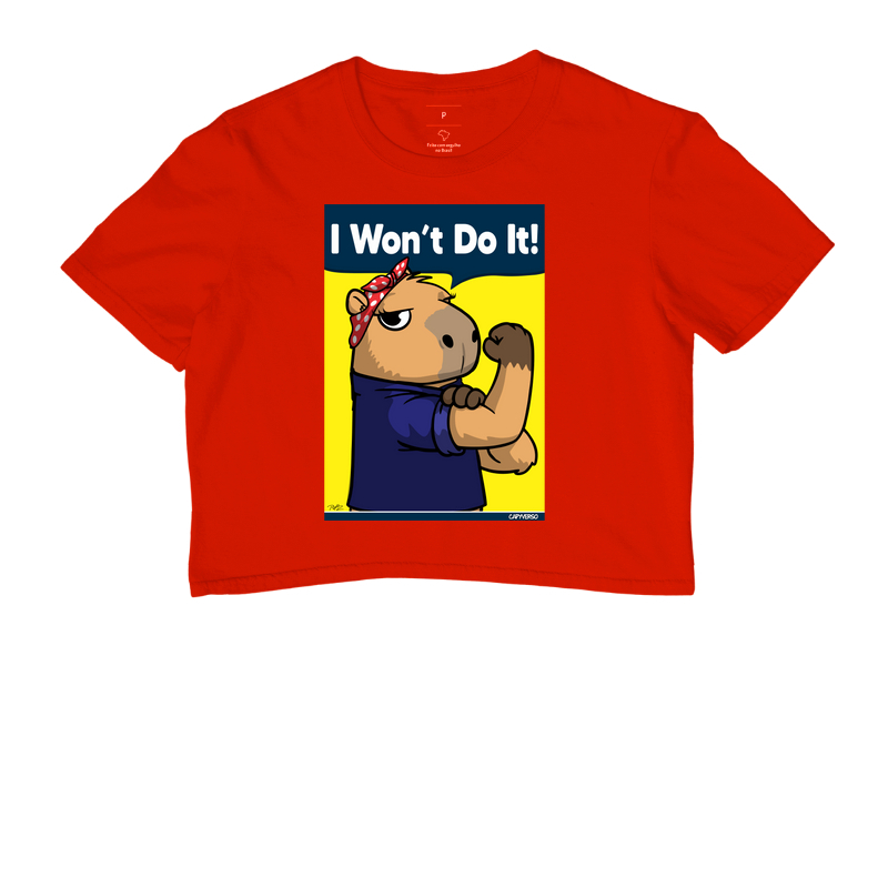 Camiseta Capivara I won’t do it! - Imagem 7