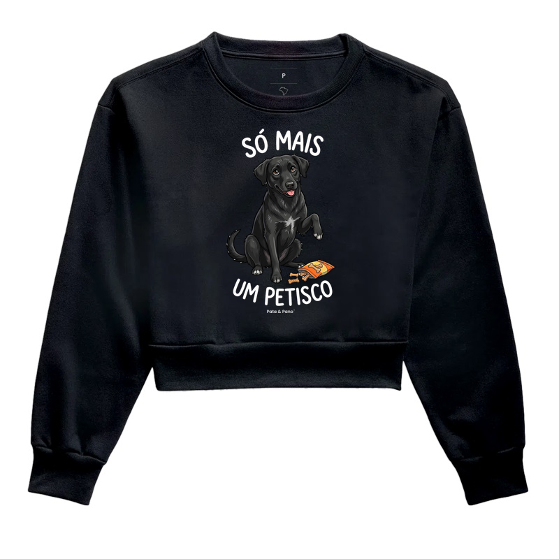 CROPEED MOLETOM VIRA-LATA PRETO PETISCO - Imagem 2