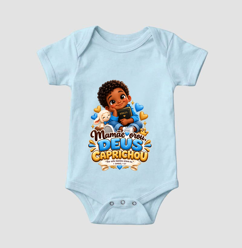 Mamãe orou Deus caprichou - Menino N - Imagem 4