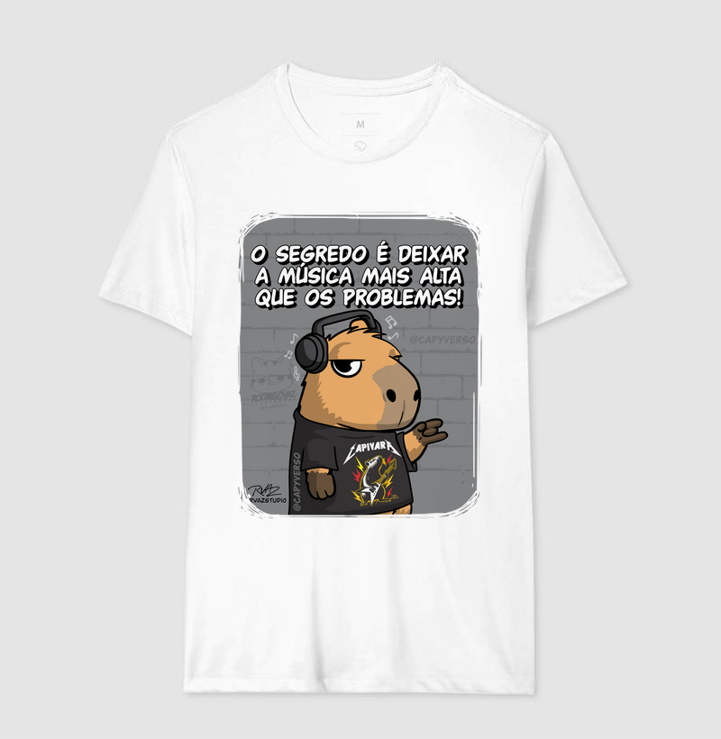 Camiseta Capivara Música - Imagem 4