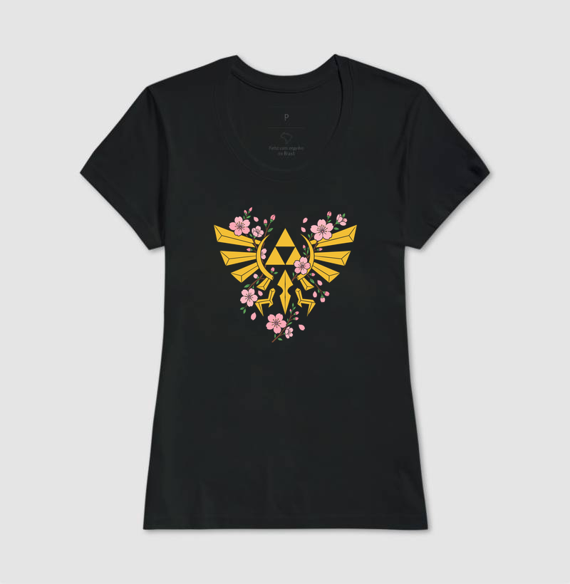 Triforce de Sakura – Brasão Florido - Imagem 3