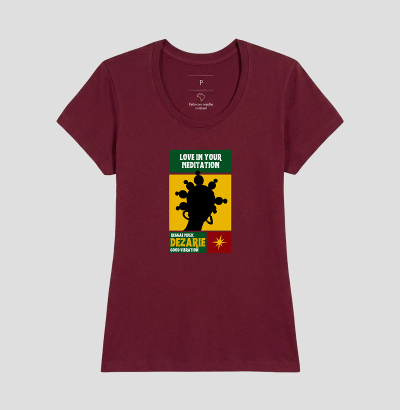 Love In Your Meditation. Coleção Reggae.  Masculino e feminino. Algodão Premium. - Imagem 20