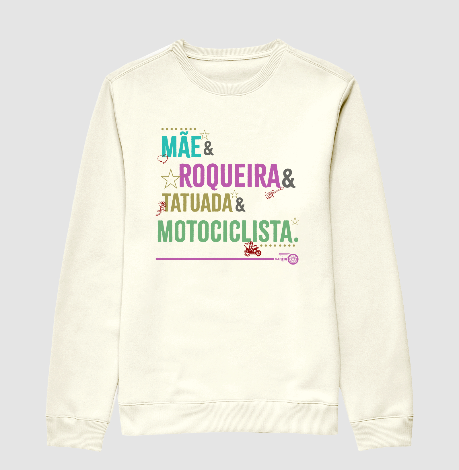 Mãe, Roqueira, Tatuada, Motociclista - Color - Imagem 2