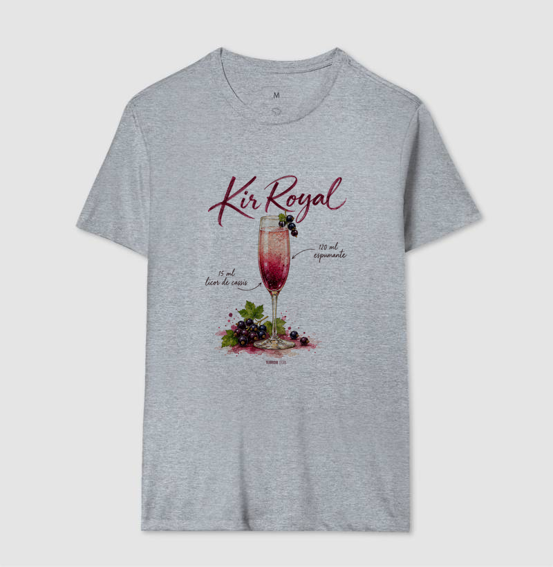Camiseta Kir Royal – Drink com Espumante e Licor de Cassis - Imagem 8