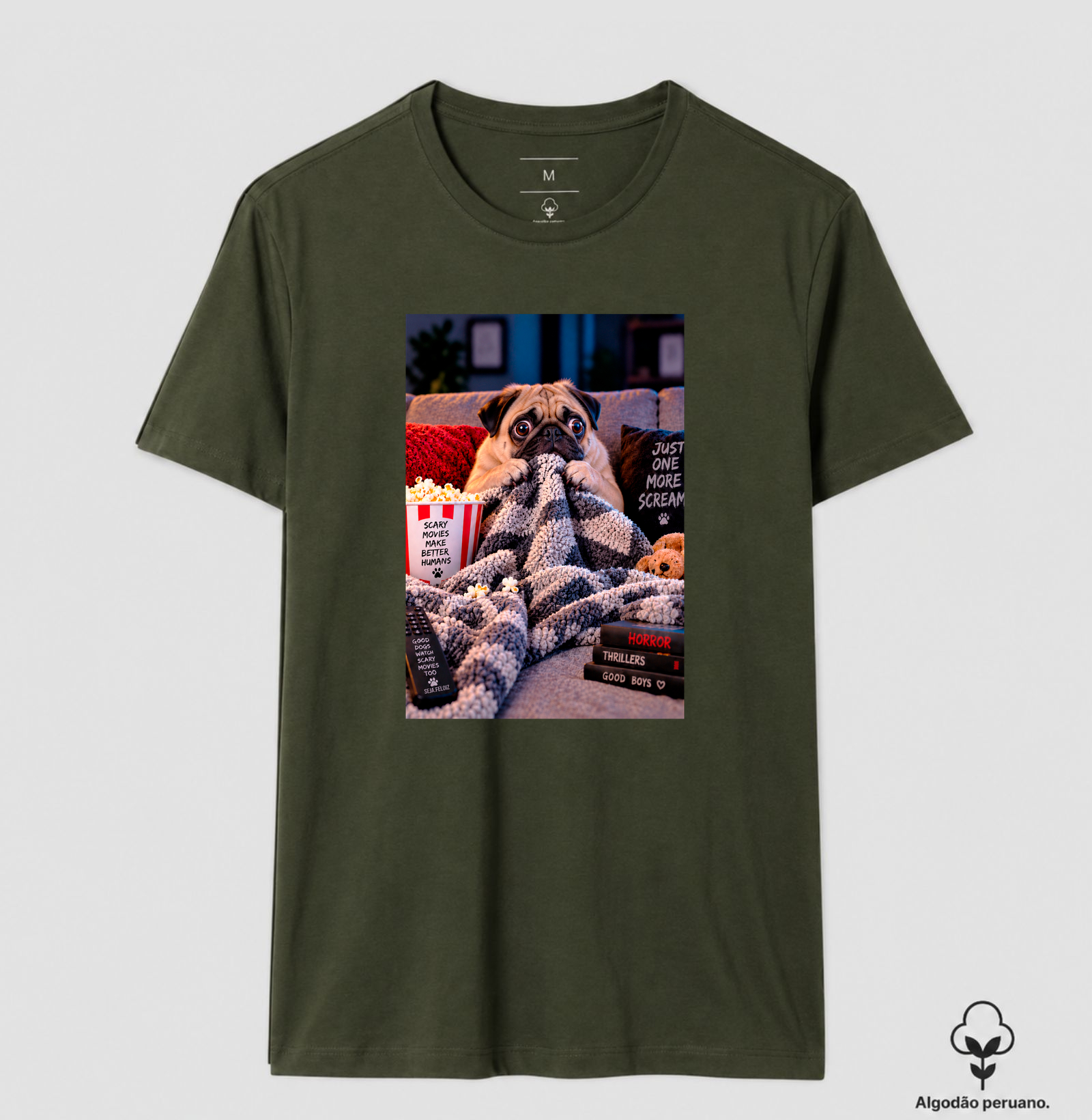 🍿👻 Scary Movie Night — Pug Edition 🐶🖤 - Imagem 7