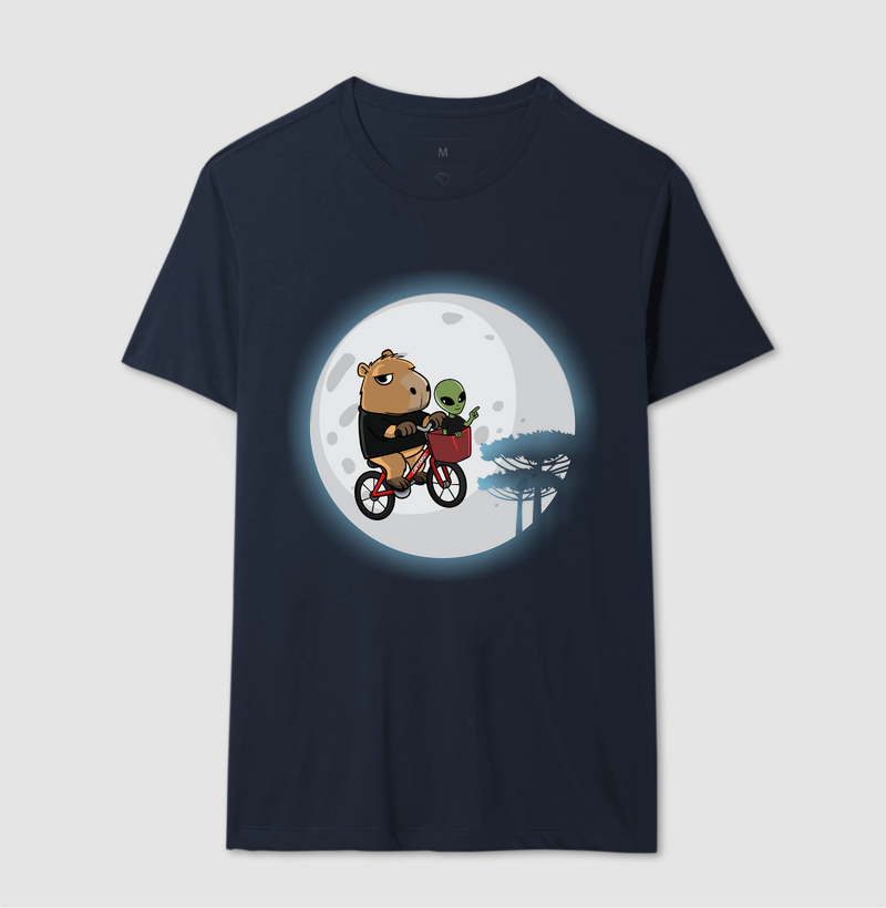Camiseta Capivara Extraterrestre retro - Imagem 4