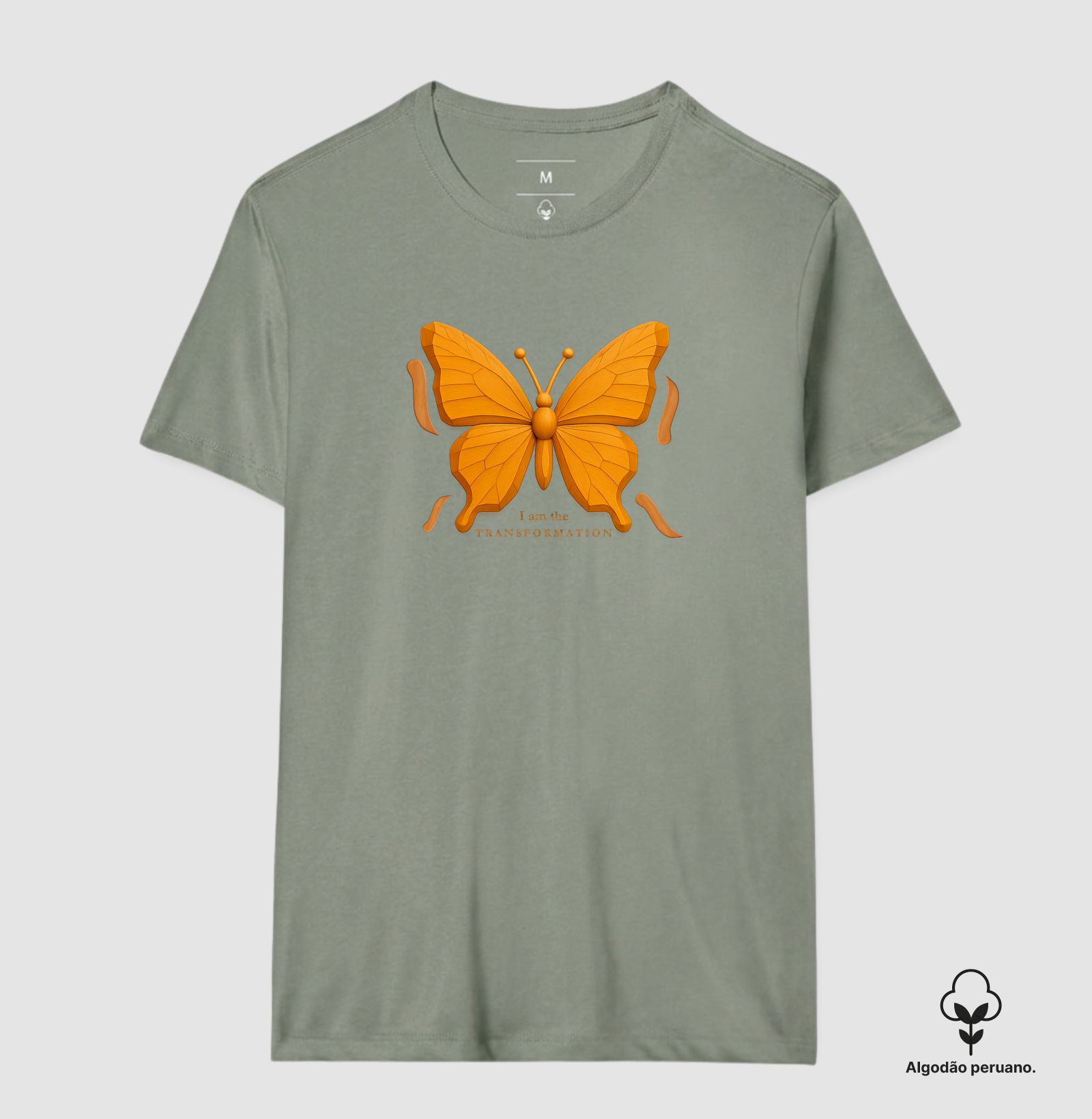 Borboleta Madeira • Transformação (algodão peruano) - Imagem 7