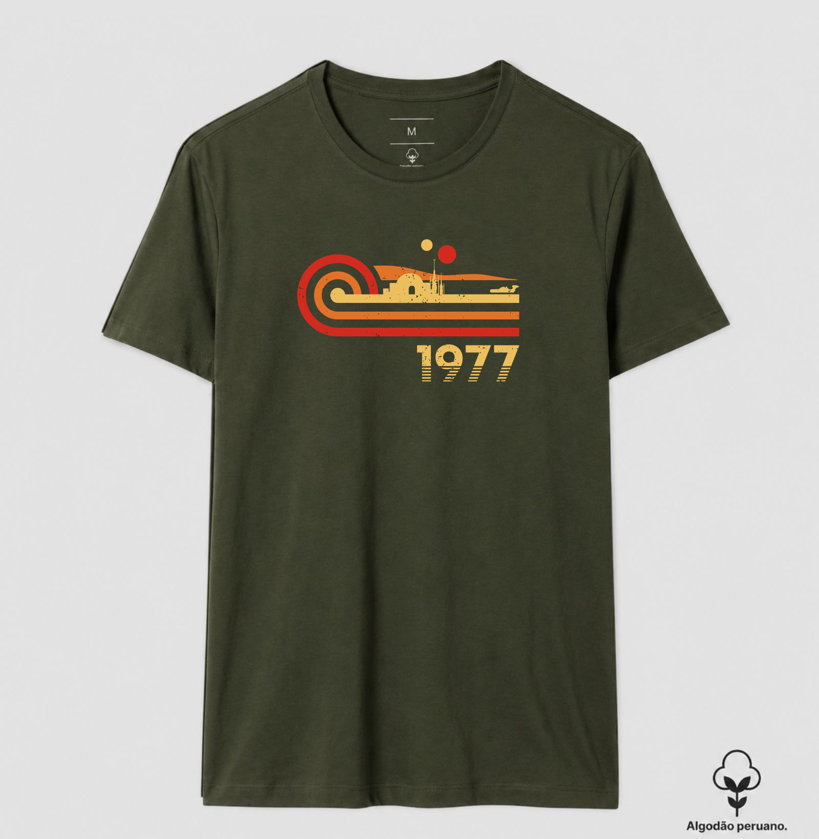 Camiseta  Retro Vintage Desert Planet 1977 - Imagem 5