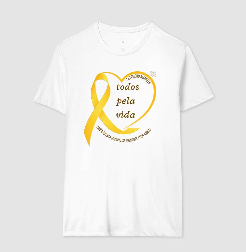 Camiseta - Setembro Amarelo - TODOS PELA VIDA - Imagem 4