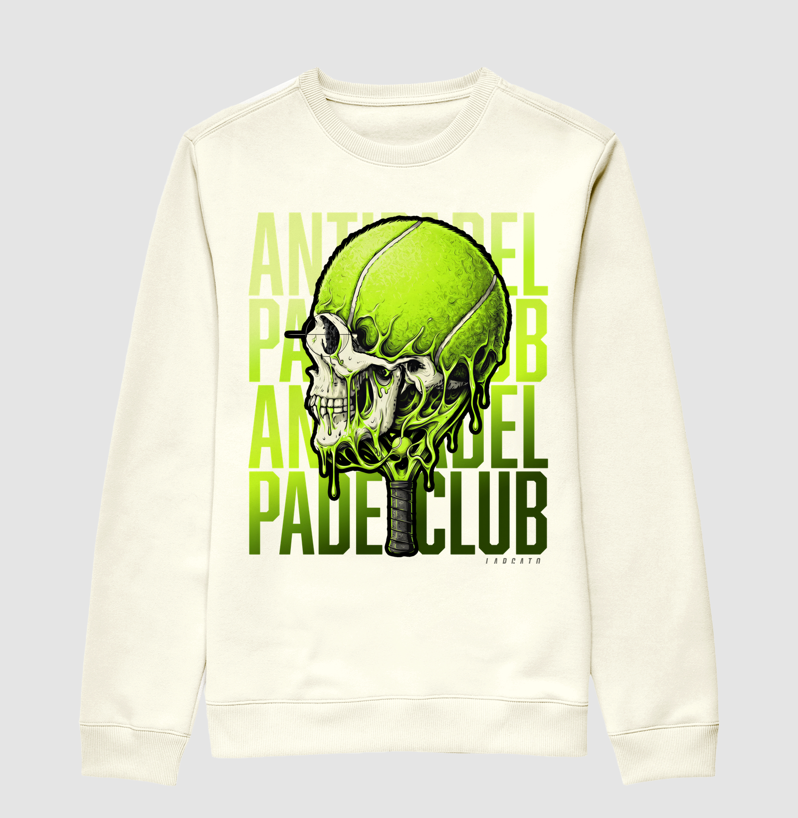 Camiseta Anti-Padel Caveira Verde - Imagem 2