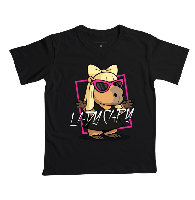 Camiseta Capivara Lady Capy - Imagem 6
