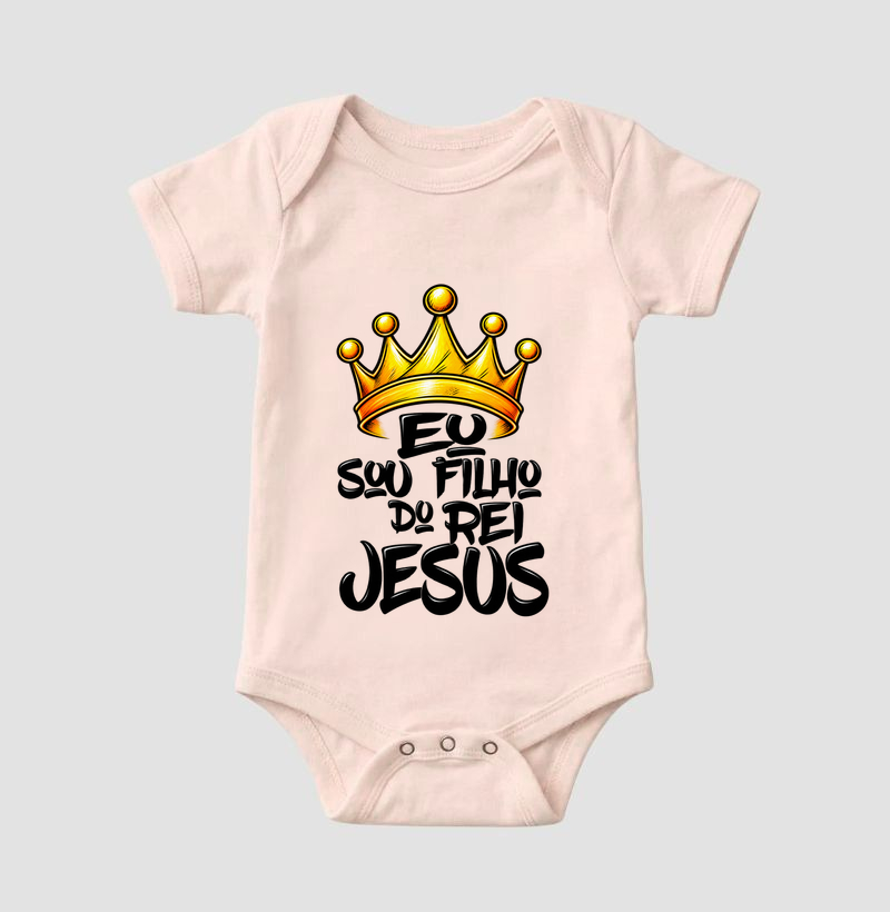Body Infantil Eu Sou Filho do Rei Jesus - Imagem 4