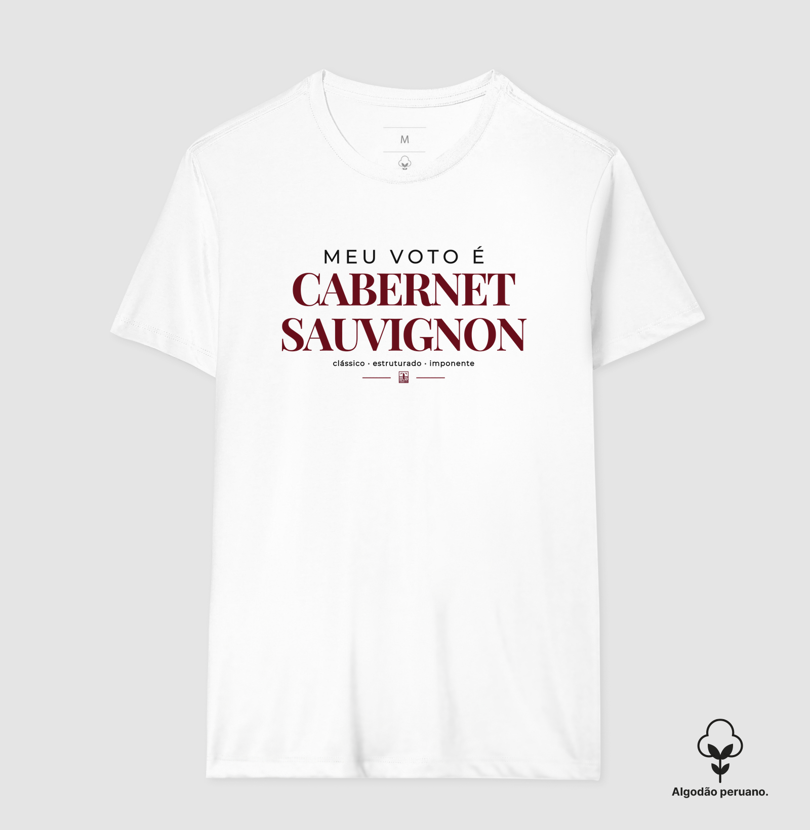 Camiseta “Meu Voto é Cabernet Sauvignon” – Wine Premium - Imagem 7