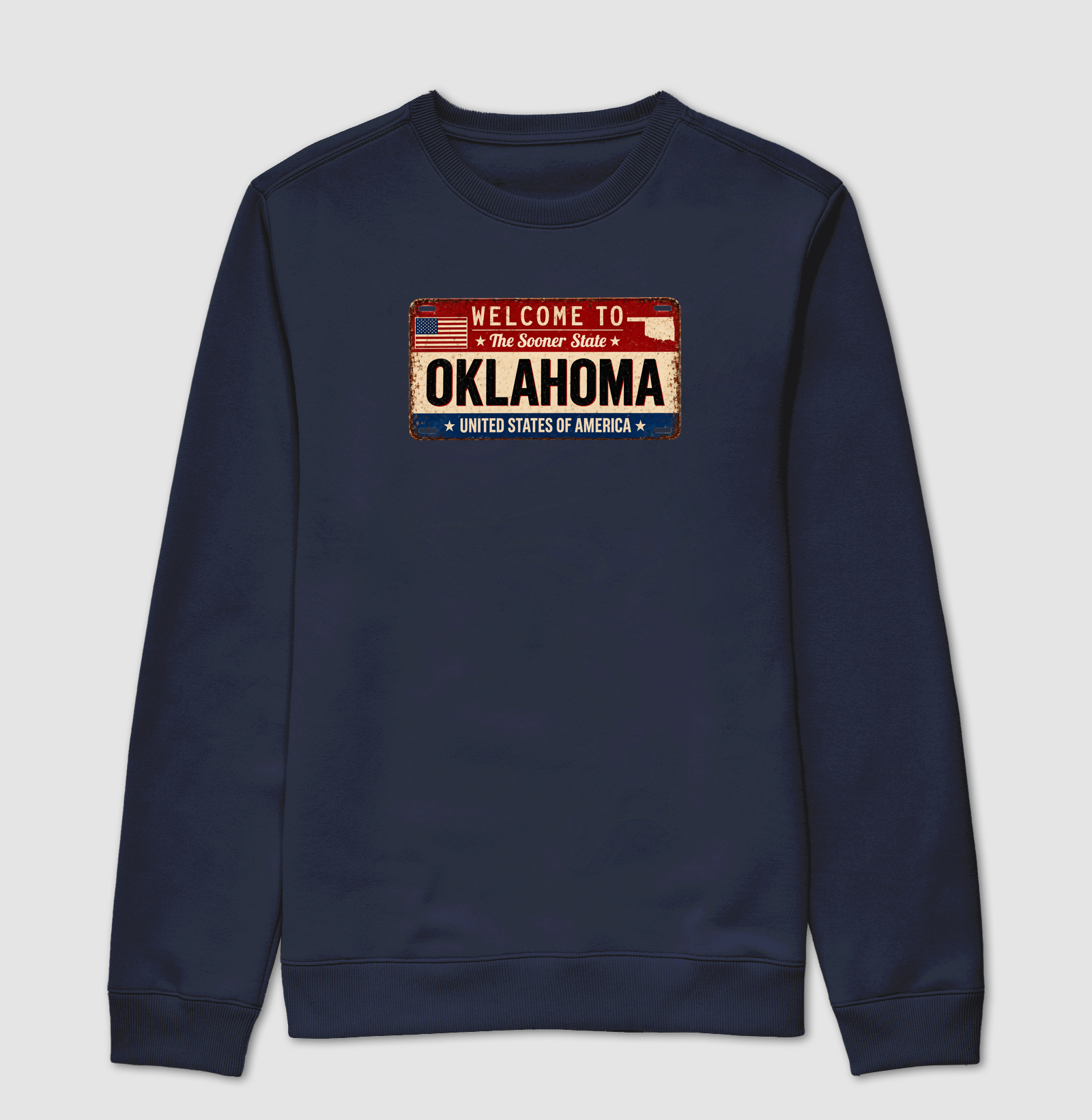 Oklahoma (placa envelhecida) - Imagem 5