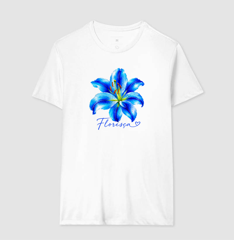 Camiseta Floresça Blue - Imagem 4
