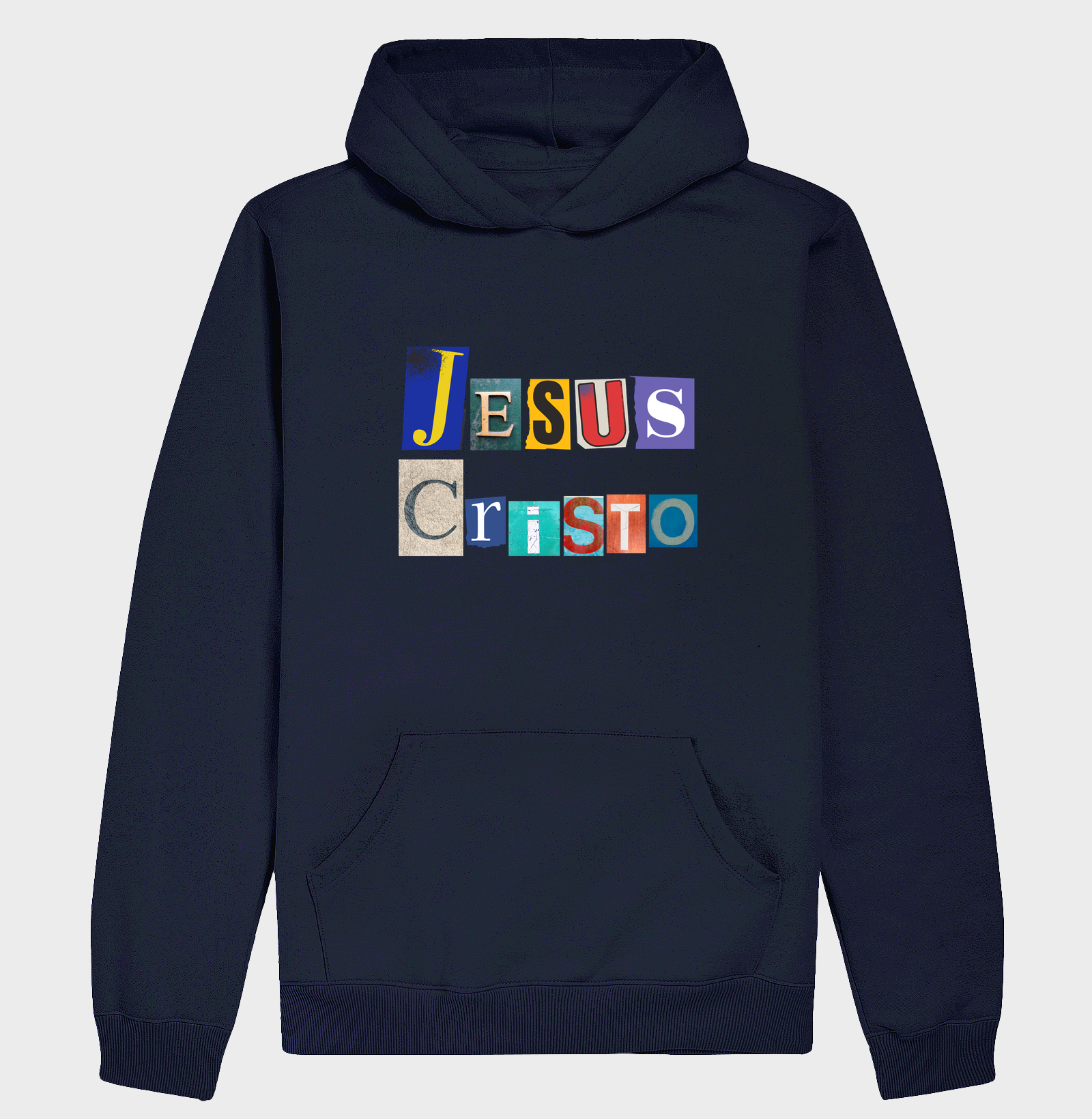 Hoodie Moletom Cristão Jesus Cristo Colagem - Imagem 4