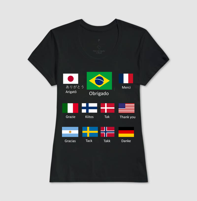 Obrigado versão mundo letra branca - Imagem 3