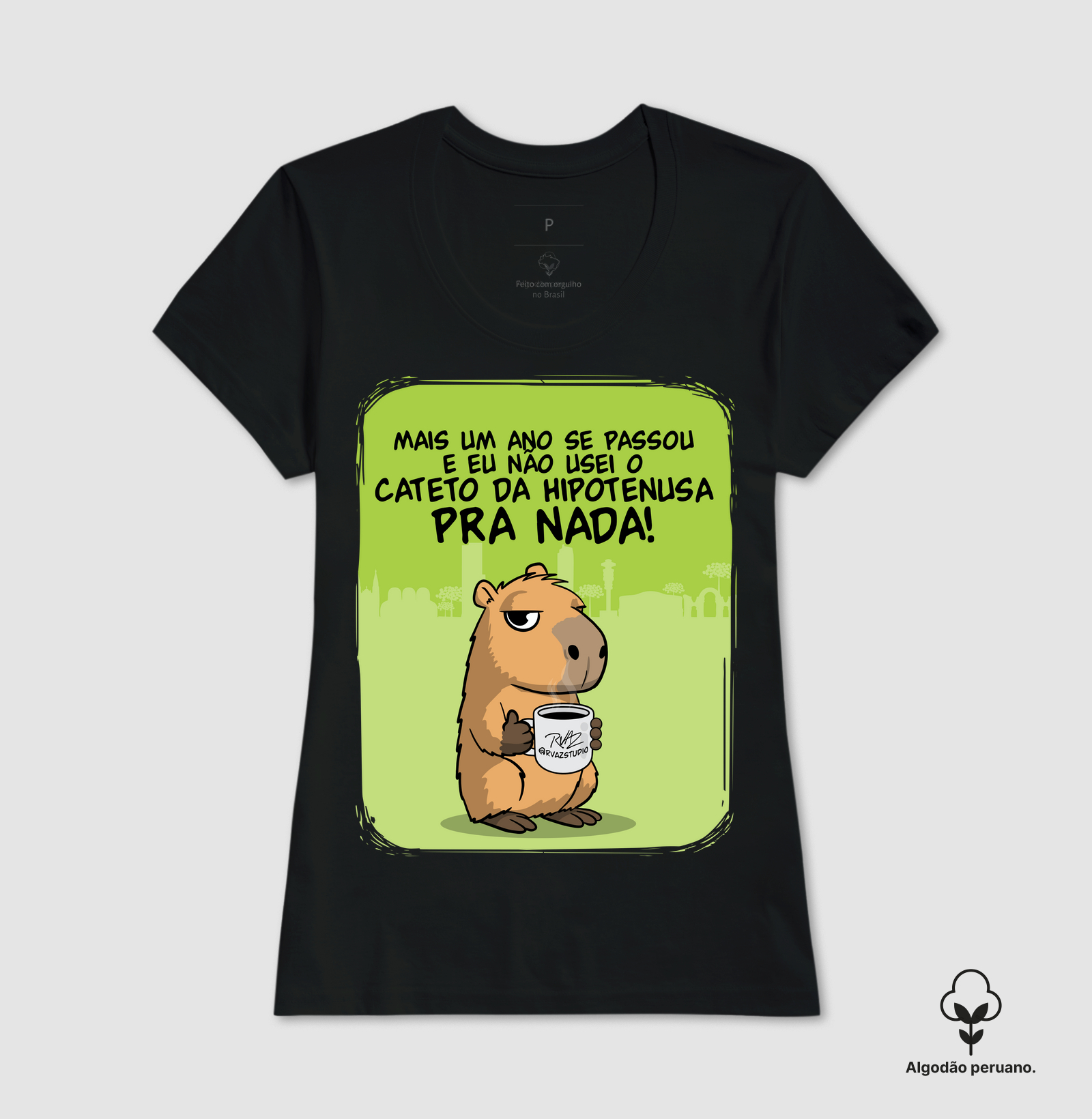 Camiseta Capivara Cateto da Hipotenusa - Imagem 3