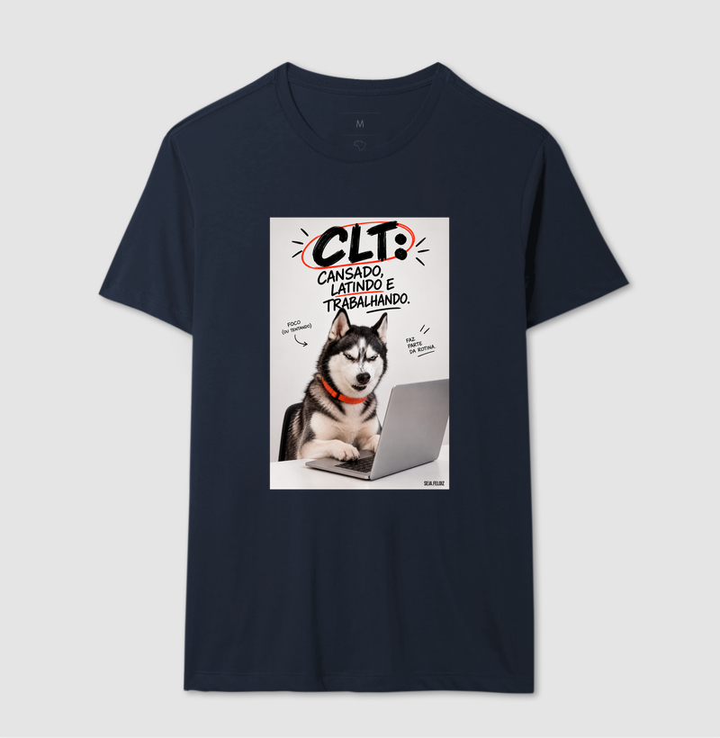 🐺💻 CLT — Cansado, Latindo e Trabalhando! 🐾😂 Husky - Imagem 6