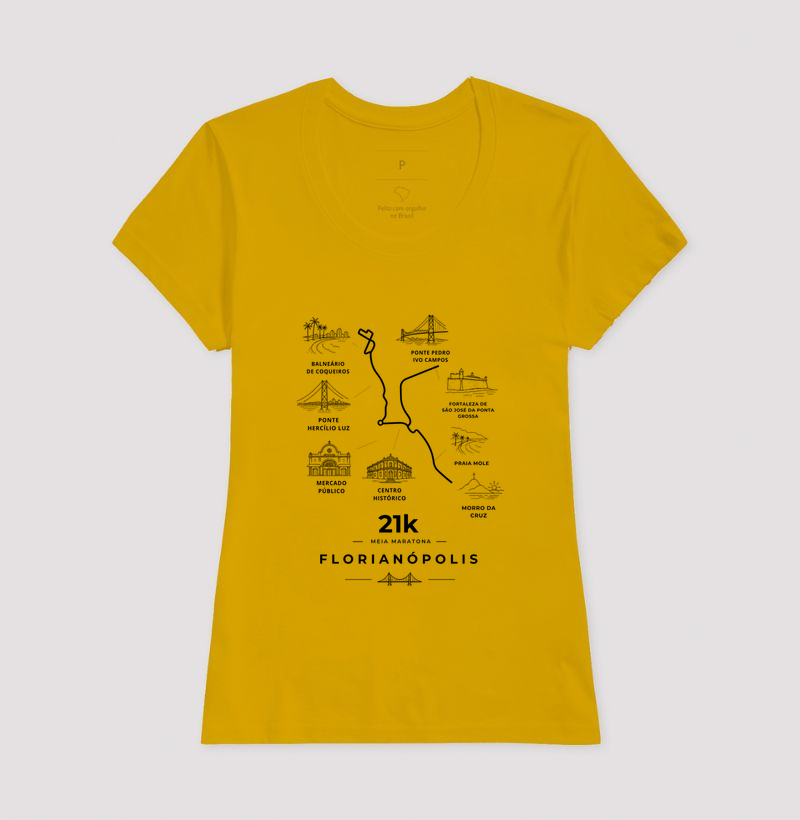 Camiseta Meia Maratona - 21K Por Florianópolis - Imagem 15