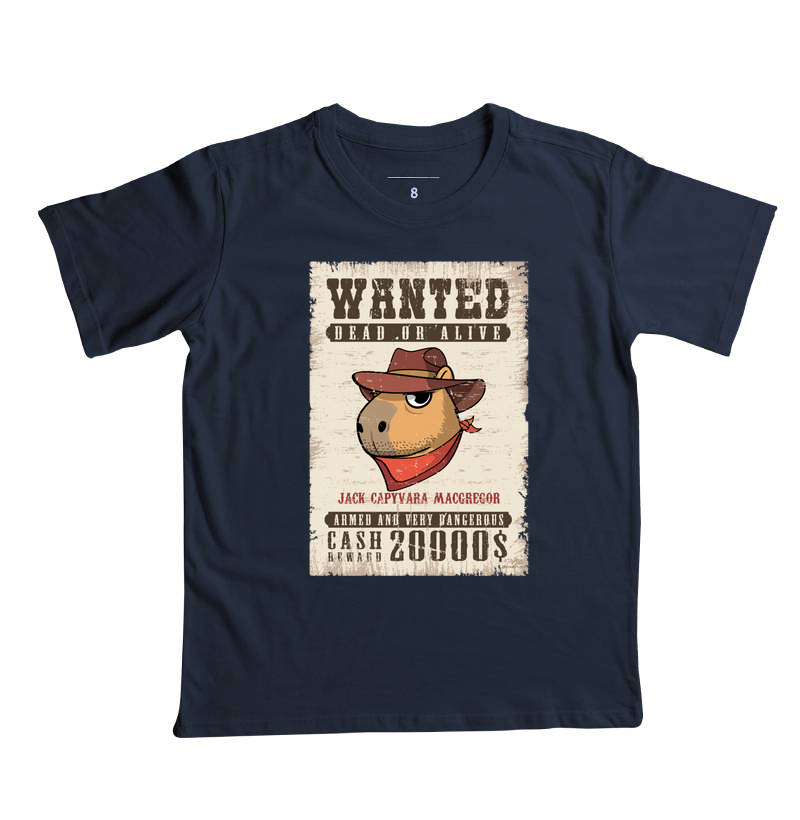 Camiseta Wanted Capivara - Imagem 5