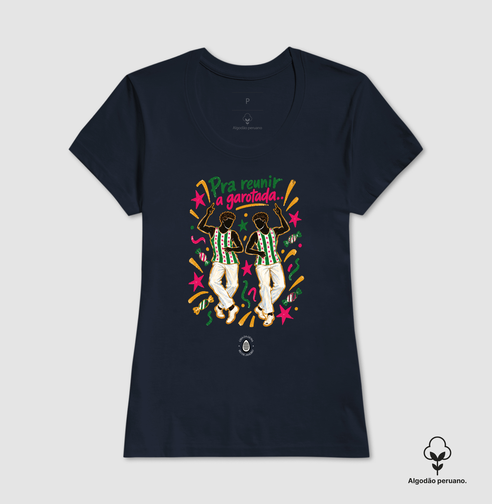 Camiseta Algodão Peruano Pra reunir a garotada - Imagem 2