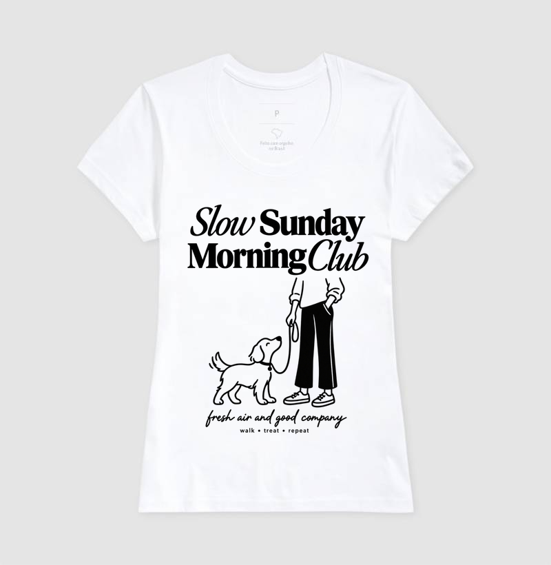 Camiseta Slow Sunday Morning Club - Imagem 5