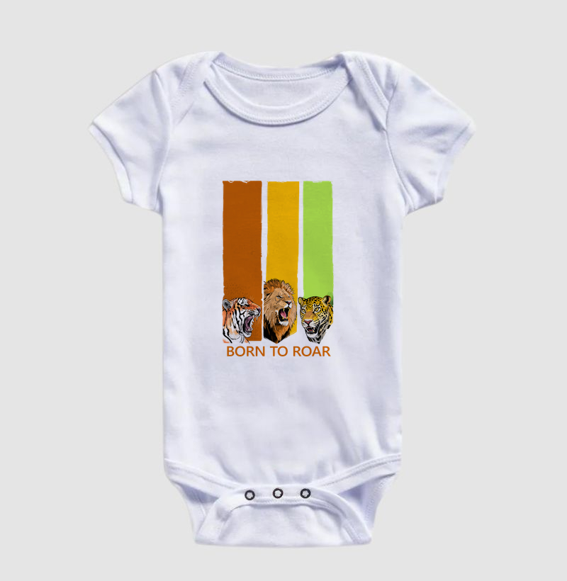 Body Infantil Born to Roar (Nascido para Rugir) - Imagem 3