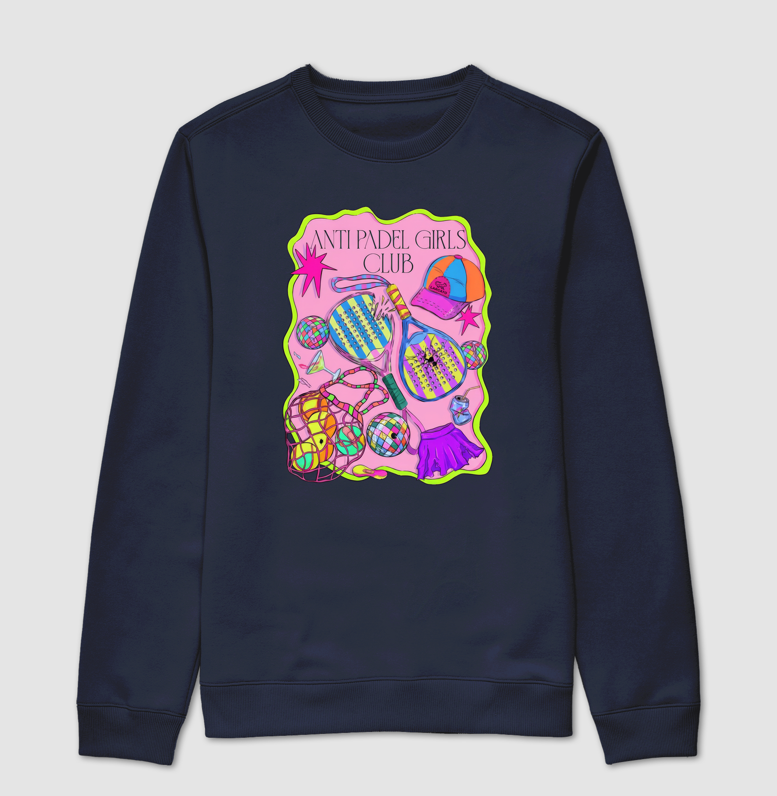 Camiseta Feminina Anti Padel Girls Club Rosa - Imagem 5