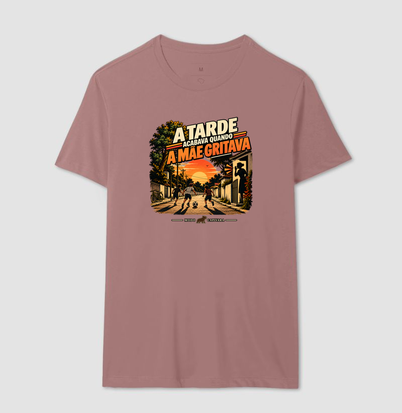 A TARDE ACABAVA QUANDO A MAE GRITAVA - Modo capivara - Camiseta - Imagem 16