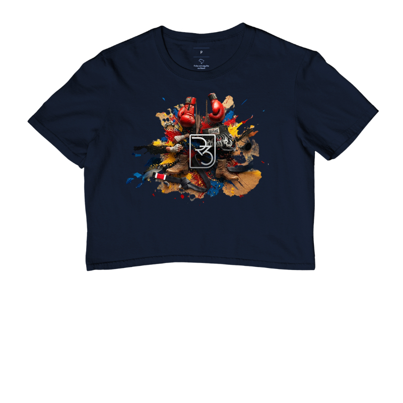 Camiseta Cropped R3 – Street Art - Imagem 4