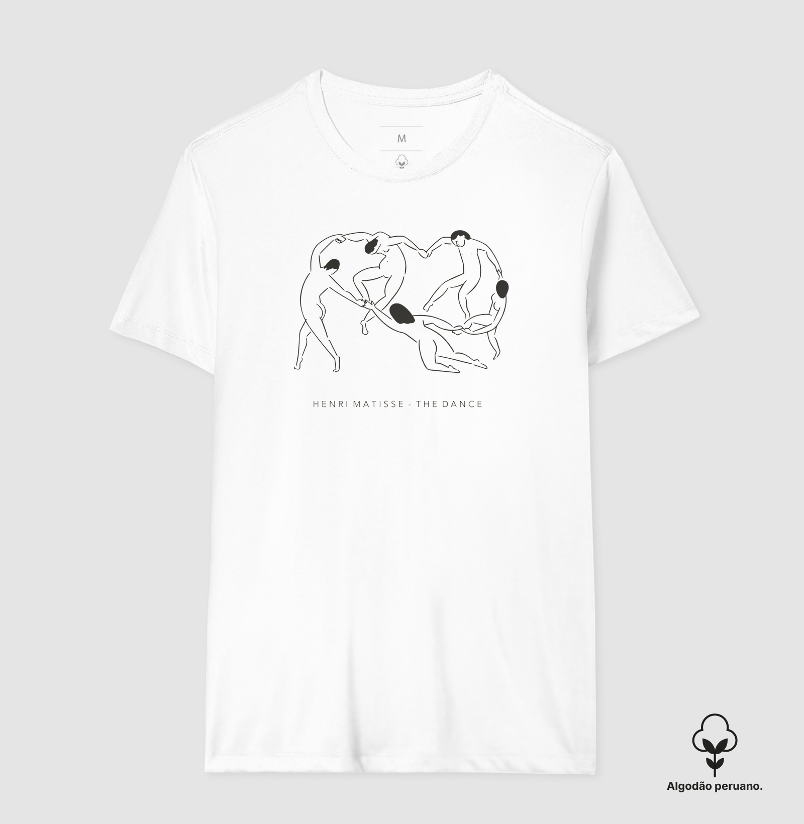 Camiseta Henri Matisse La Danse Fine Art 100% Algodão Premium  - Imagem 2