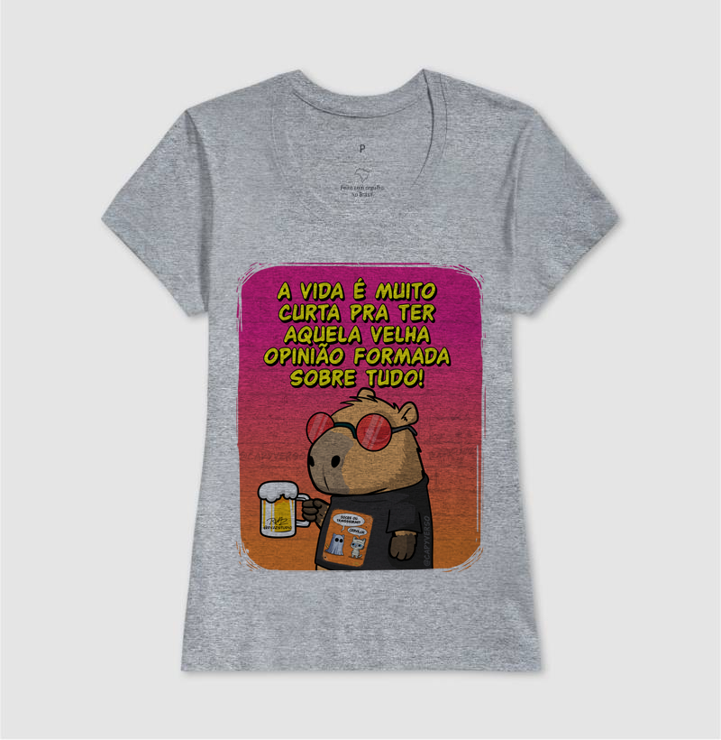 Camiseta Capivara Opinião - Imagem 9
