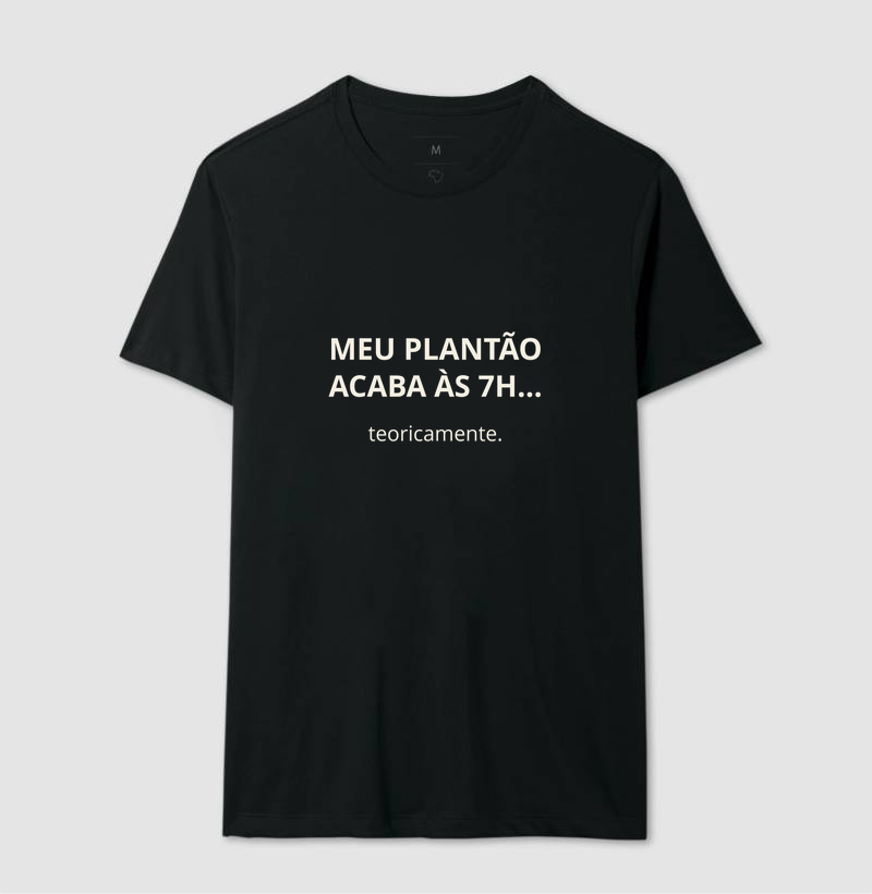 Meu plantão acaba às 7 offwhite - Imagem 2